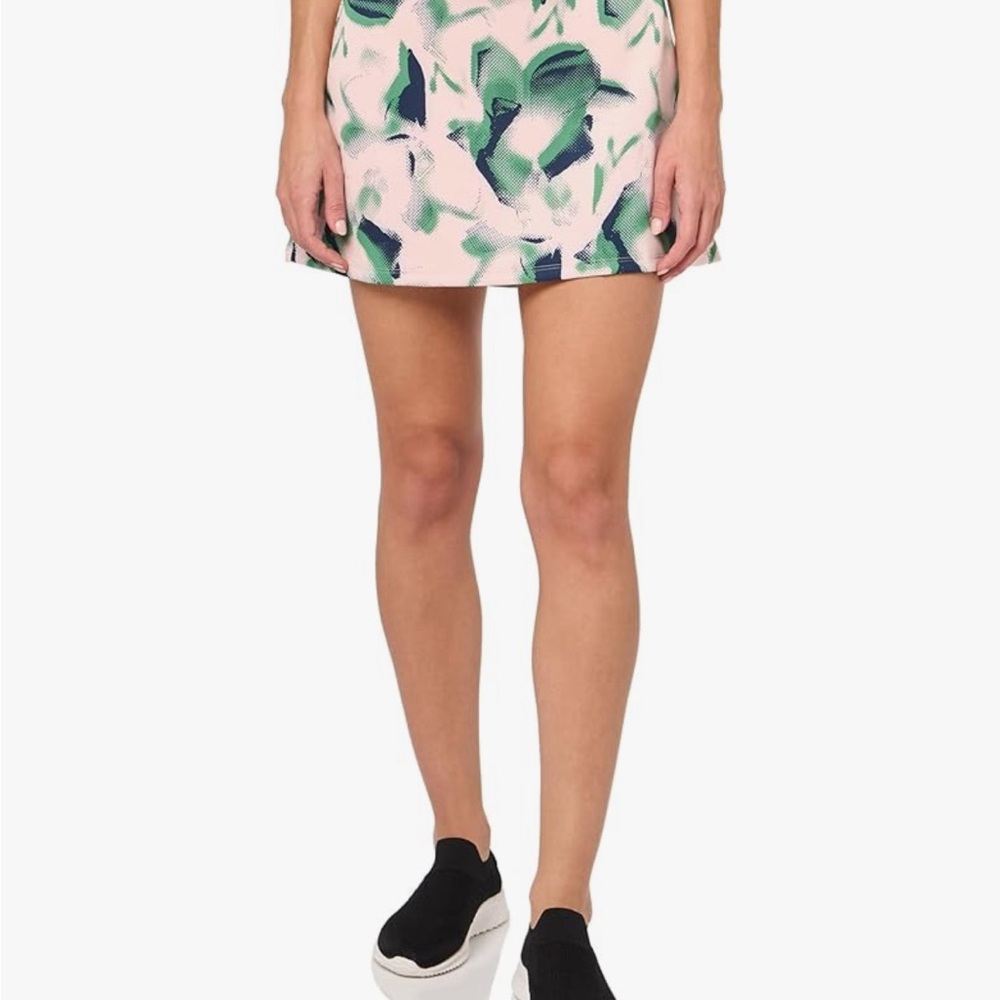 ADIDAS Pink And Green Print
Ultimate 365 Golf Tennis Skort Size
L